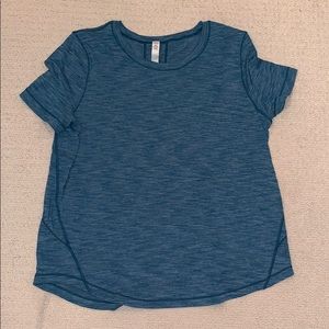 Lulu lemon size 10 never been worn blue T-shirt